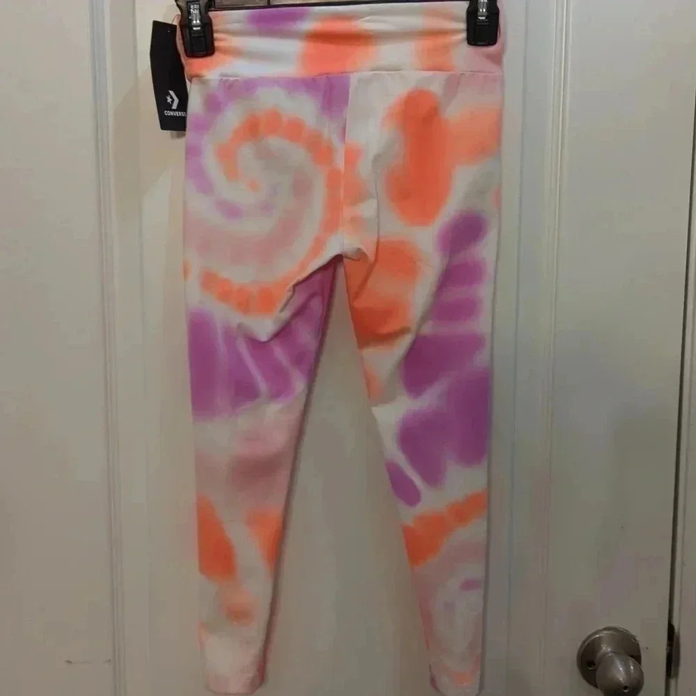 Converse high rise tie dye leggings